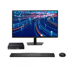 Pachet complet: Dell Optiplex i5-12500T, 16GB RAM, SSD 256GB + Monitor 23.8″ + Tastatură și mouse wireless
