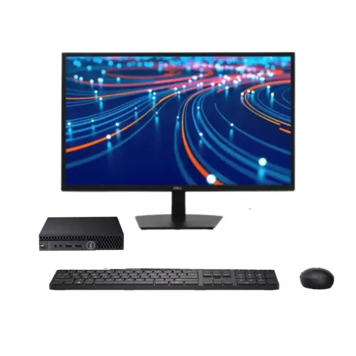 Pachet complet: Dell Optiplex i5-12500T, 16GB RAM, SSD 256GB + Monitor 23.8″ + Tastatură și mouse wireless